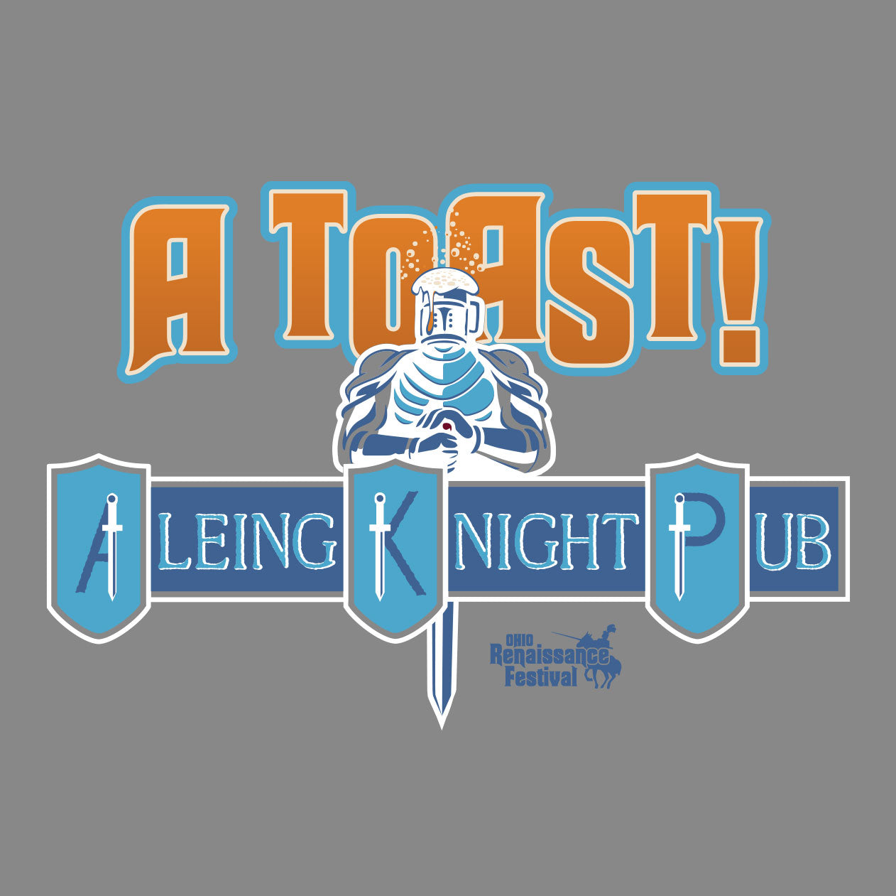 A Toast! Aleing Knight Pub T-Shirt