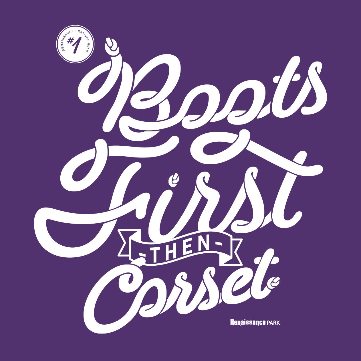 Boots First Then Corset Hoodie