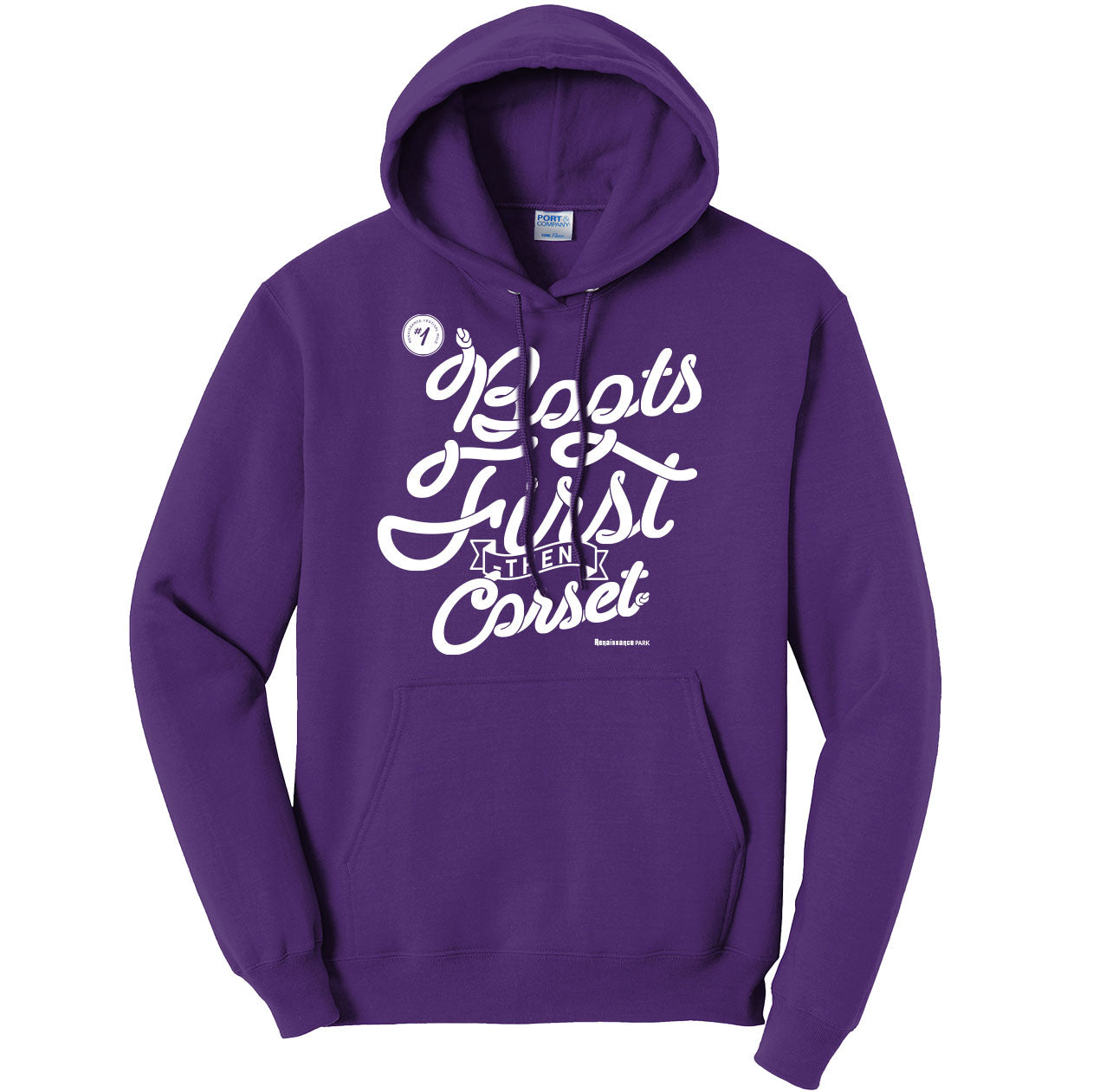Boots First Then Corset Hoodie
