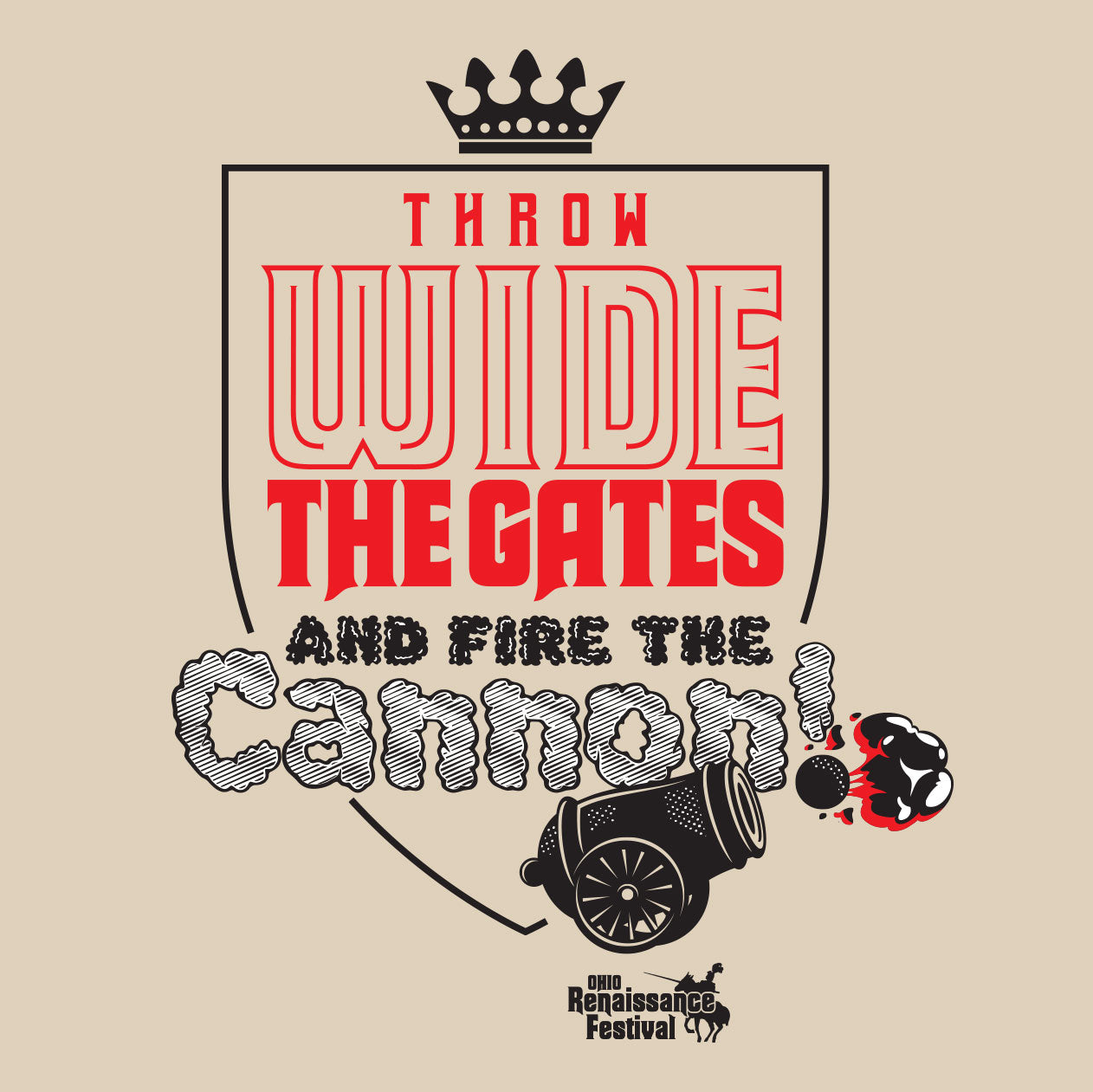 Throw Wide The Gates and Fire The Cannon Tote