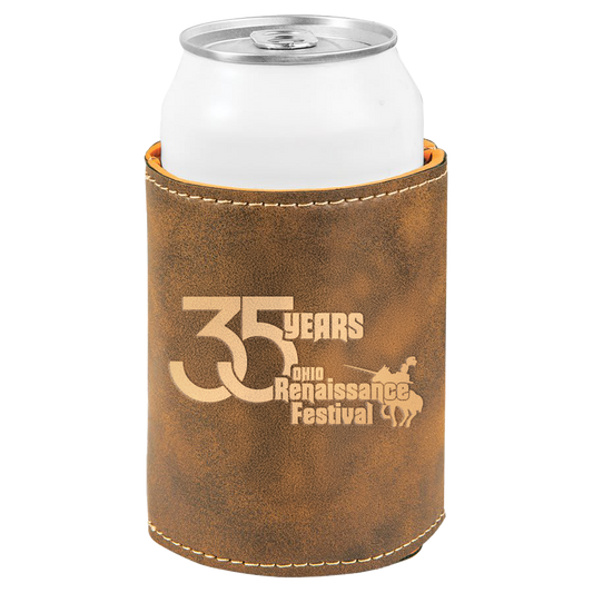 Leather Drink Koozie - 35th Anniversary Collection