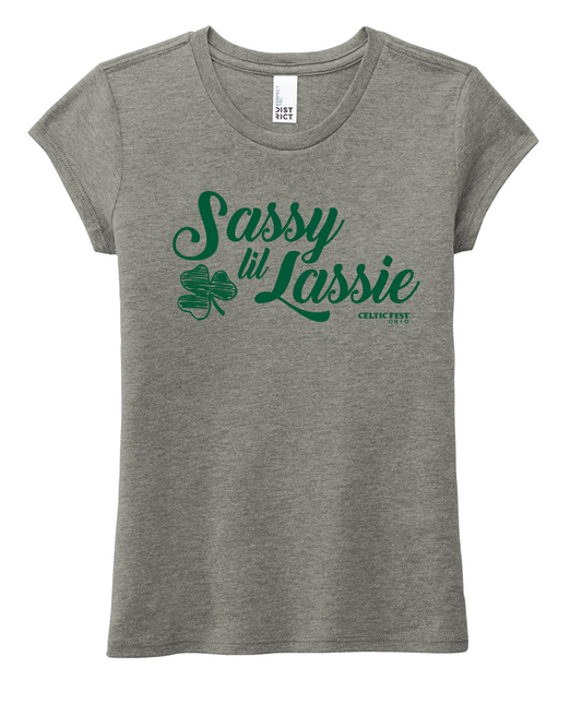 Sassy Lil Lassie Girls T Shirt