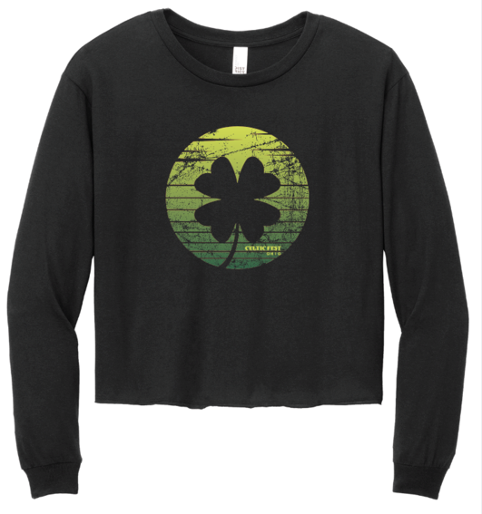 Ombré Clover Women's Midi Long Sleeve