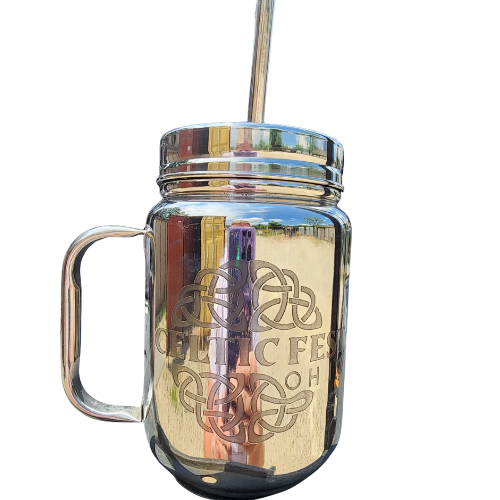 Stainless Steel 16oz Mason Jar Mug