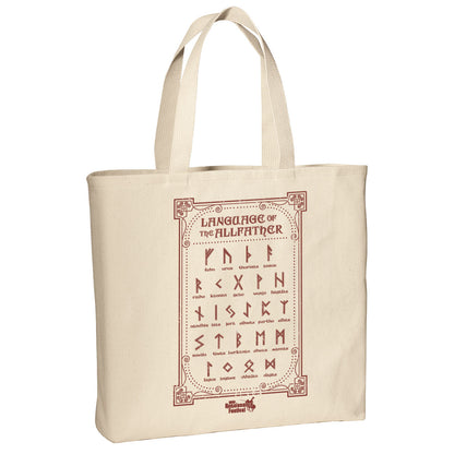 The Language of The Allfather - Runes Tote