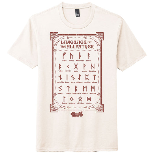 The Language of The Allfather - Runes T-Shirt